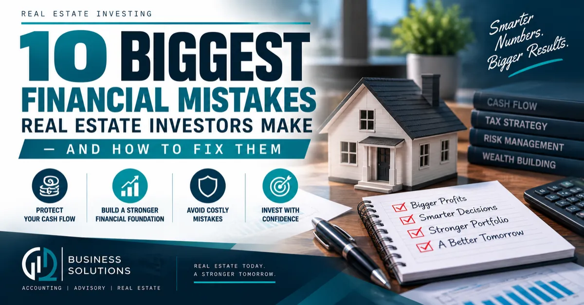 The 10 Biggest Financial Mistakes Real Estate Investors Make — And How to Fix Them