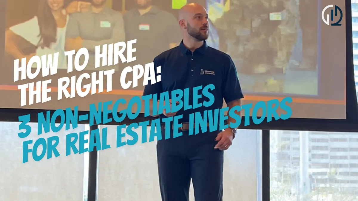 How to Hire the Right CPA: 3 Non-Negotiables for Real Estate Investors