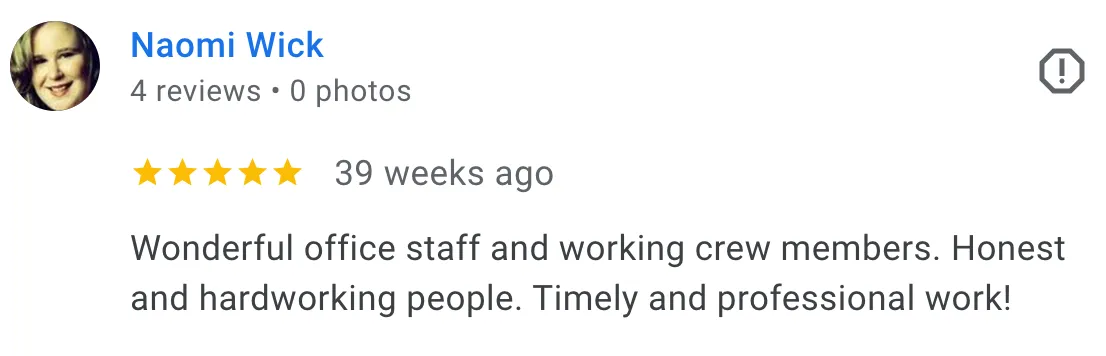 Verified 5-star testimonial from Kihei customer recommending CSI Carpet Cleaning