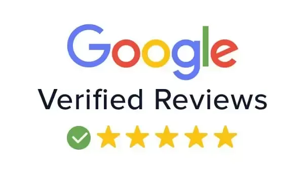 Google verified 5-star review logo