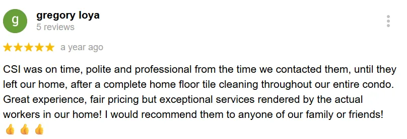 CSI Maui customer review from Kihei resident