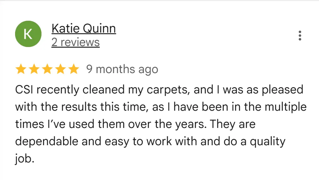 Review from a happy customer appreciating attention to detail and integrity