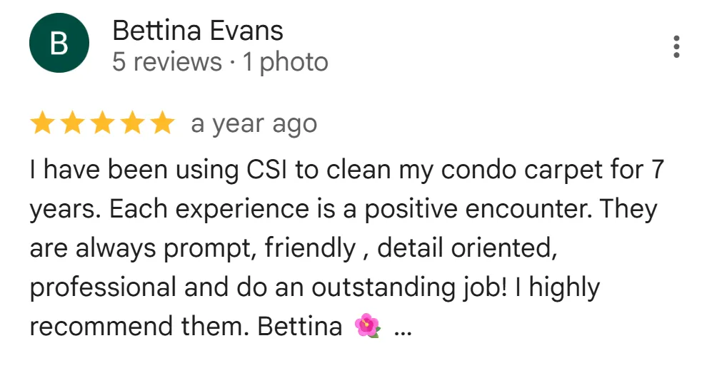 CSI Maui customer review from Kihei resident