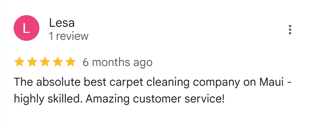 Review from a happy customer appreciating attention to detail and integrity