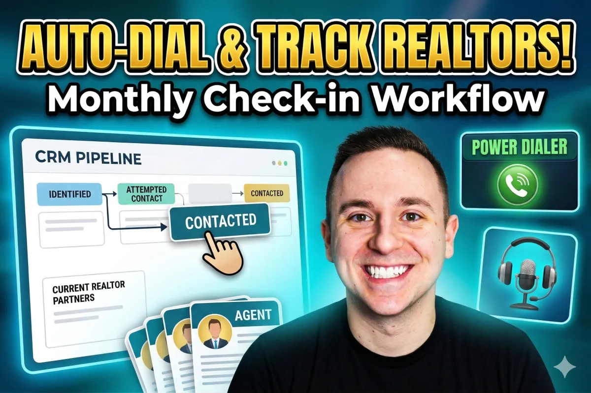 How I Automate Monthly Realtor Follow-Ups to Generate More Referrals