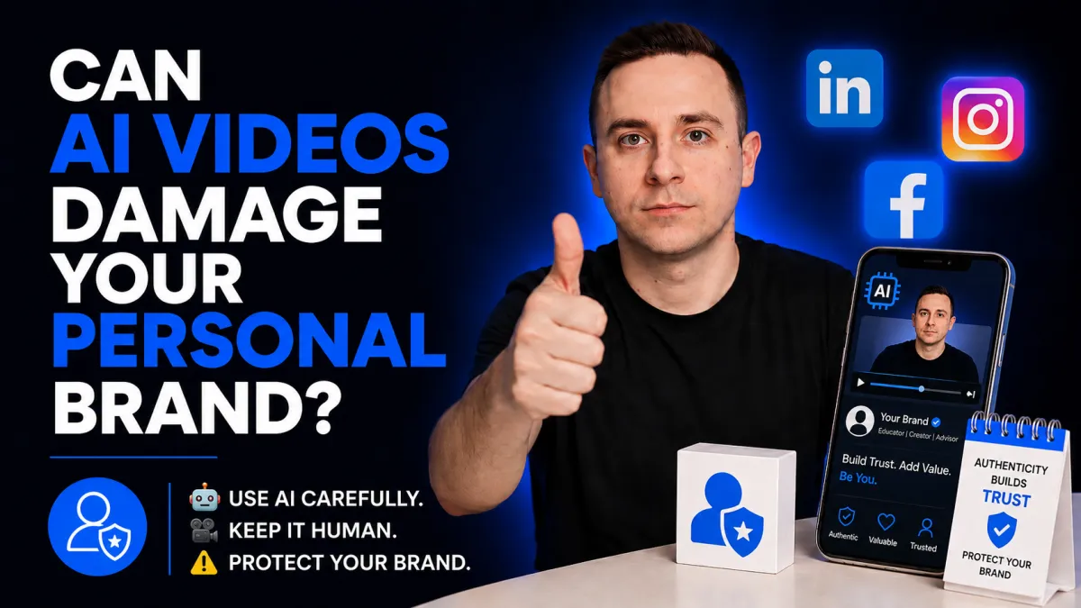 Can AI videos damage your personal brand?