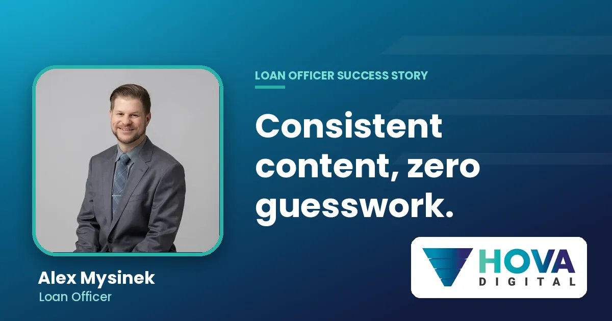 How a Busy Loan Officer Started Posting Content Consistently Without Writing a Single Script