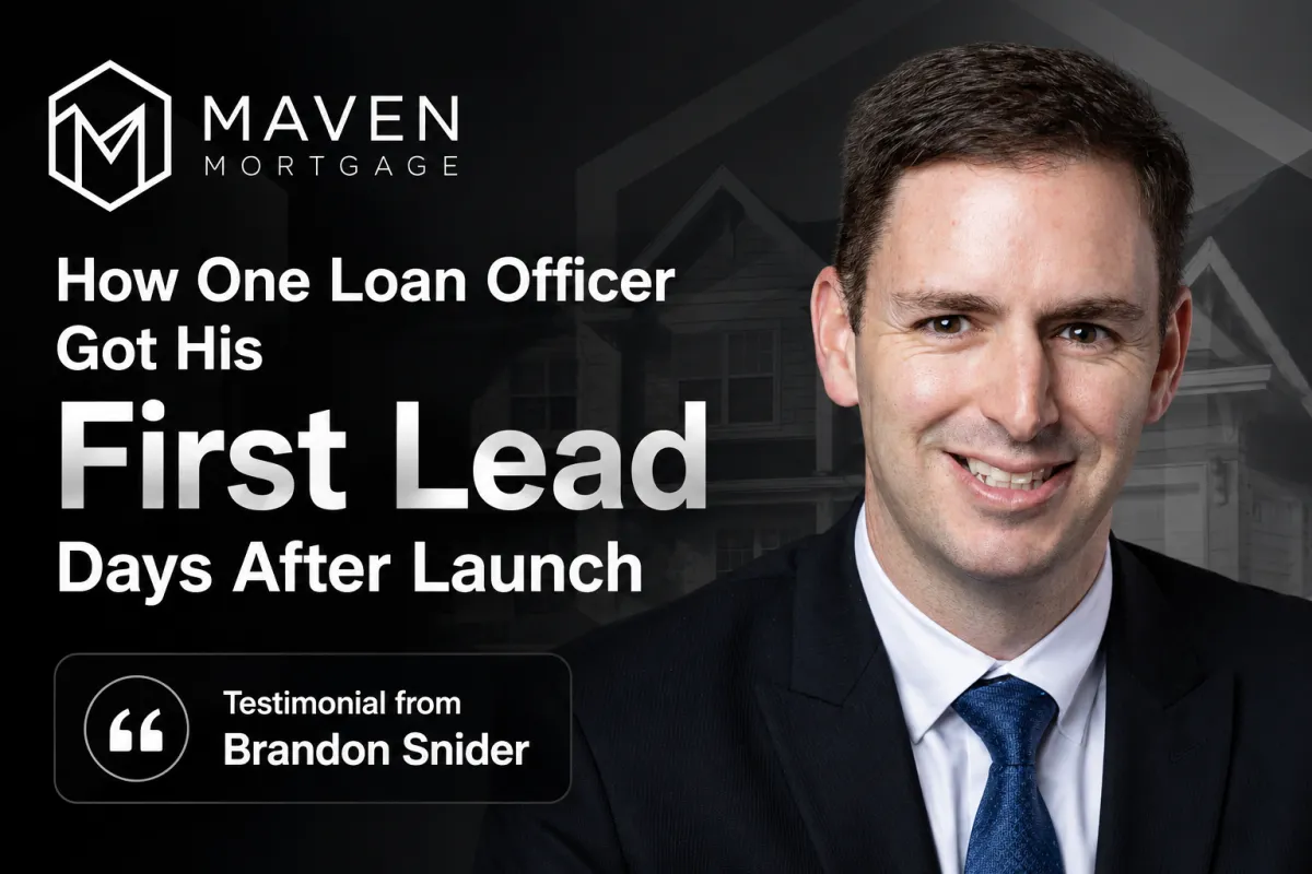 How One Loan Officer Got His First Lead Days After Launch