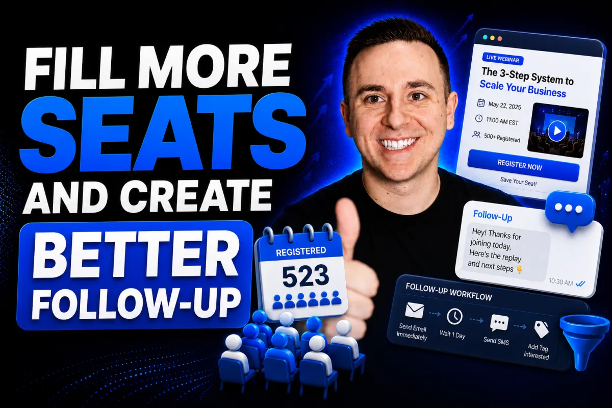 Fill More Seats And Create Better Follow-Up With A Smarter Event Registration Page