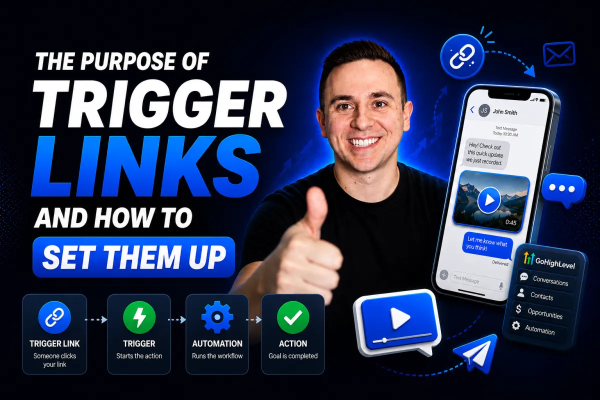 The Purpose of Trigger Links and How to Set Them Up in Go High Level