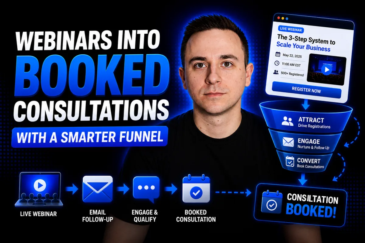 Turn Mortgage Webinars Into Booked Loan Consultations With A Smarter Funnel