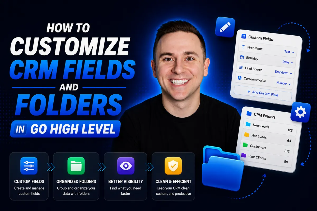 How to Customize CRM Fields and Folders in Go High Level