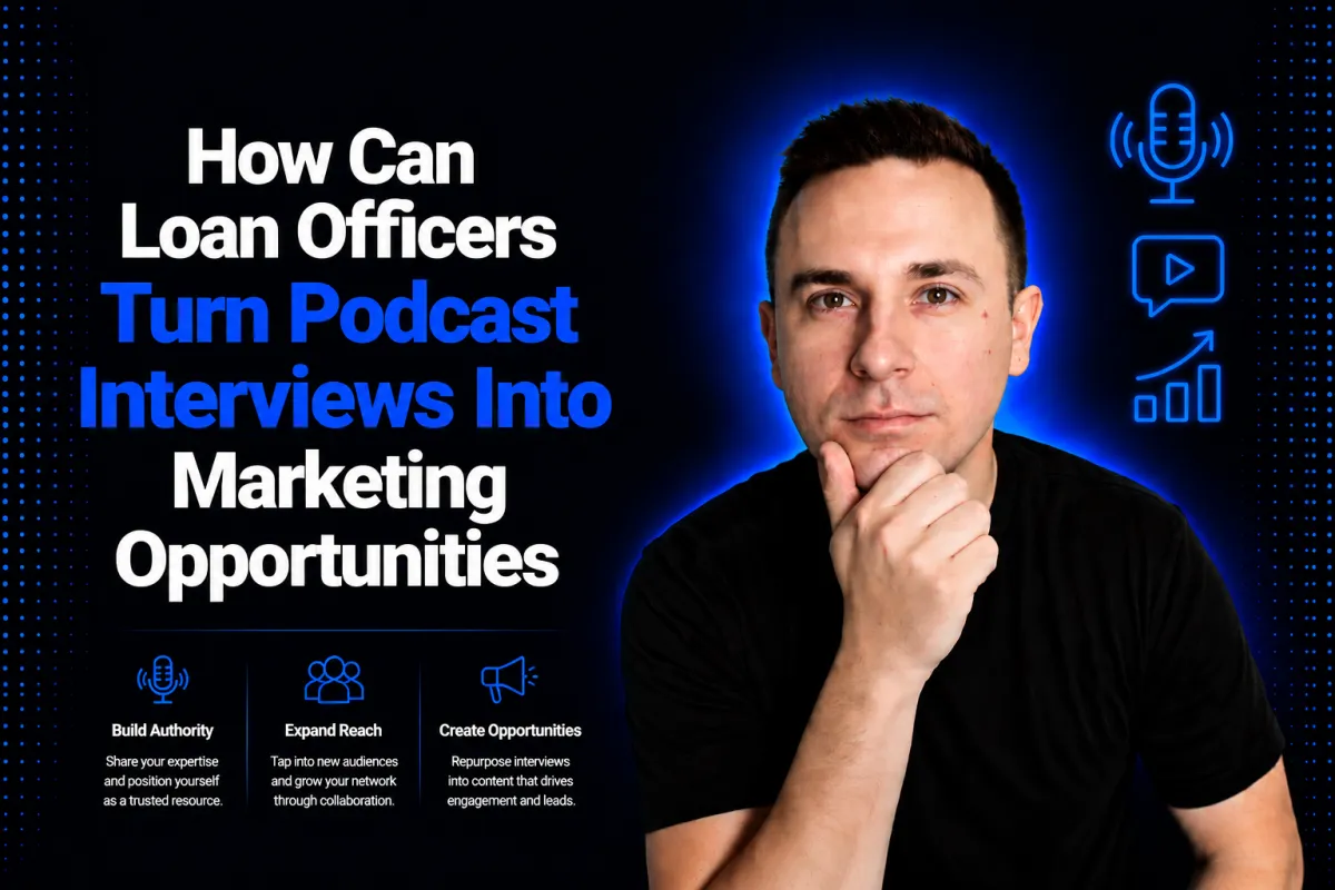 How Can Loan Officers Turn Podcast Interviews Into Marketing Opportunities