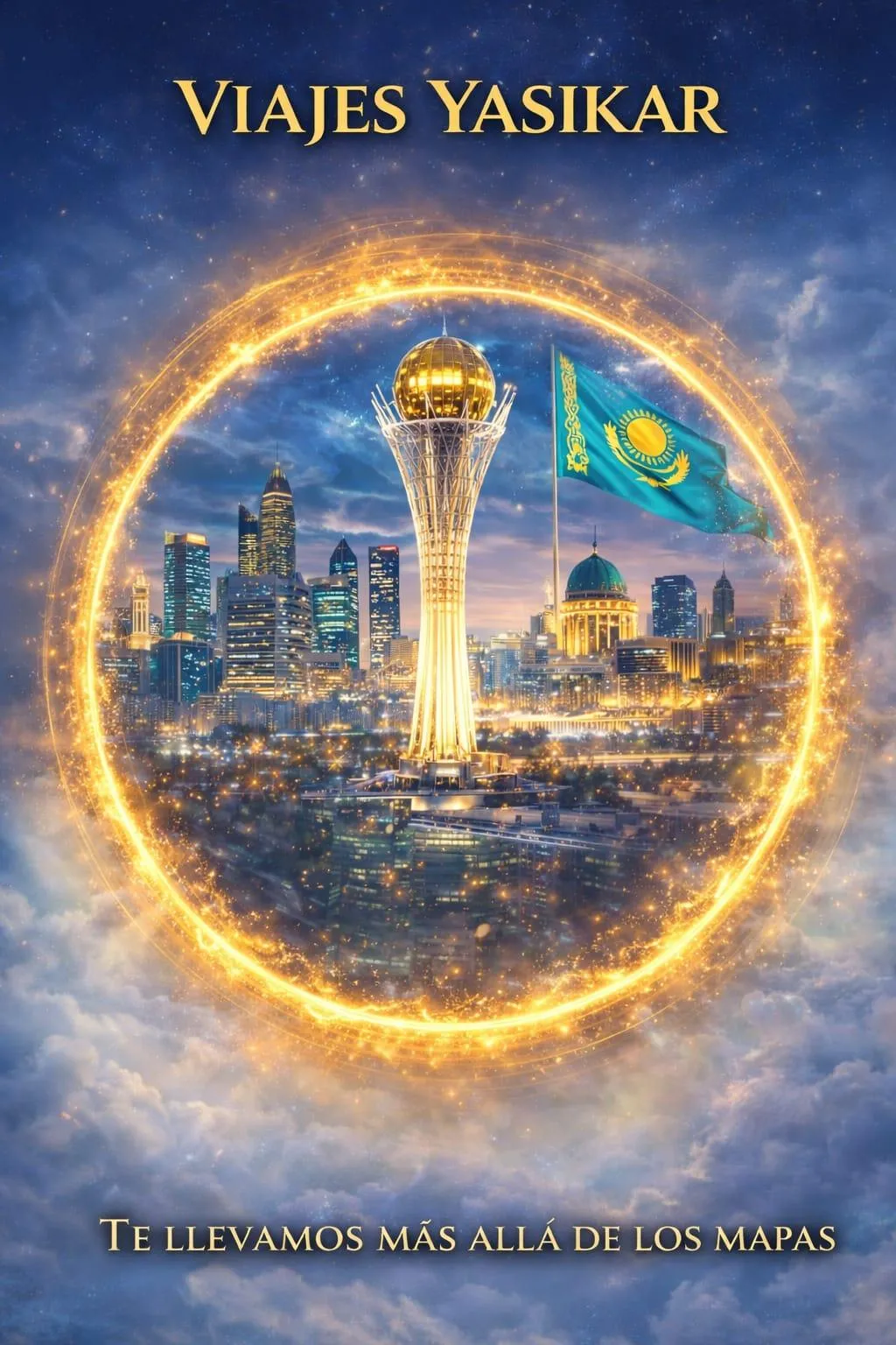 Expedición Kazajistán 2026 Viajes Yasikar Astana torre Bayterek viaje Asia Central