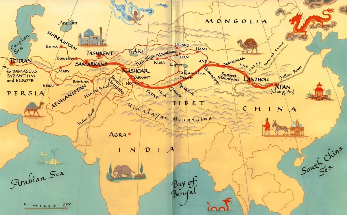 Ruta de la seda. Países que hay que recorrer para seguir una de las rutas más fascinantes de la historia