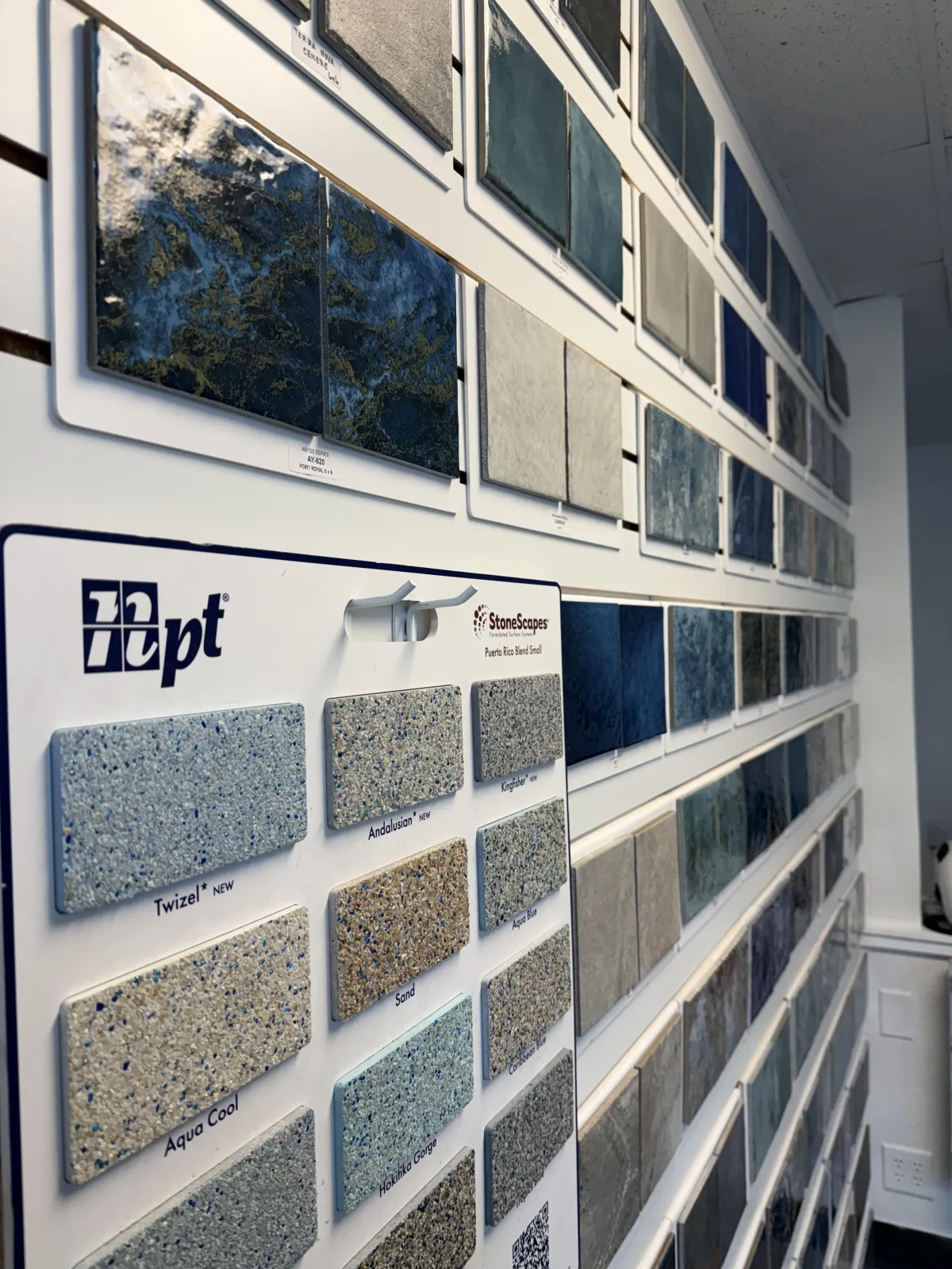 Swimming pool showroom