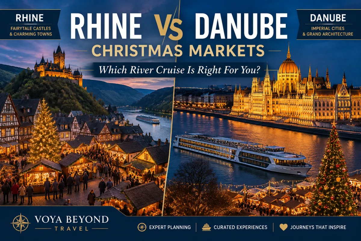 Rhine Christmas Markets vs Danube Christmas Markets: Which River Cruise Is Right for You?