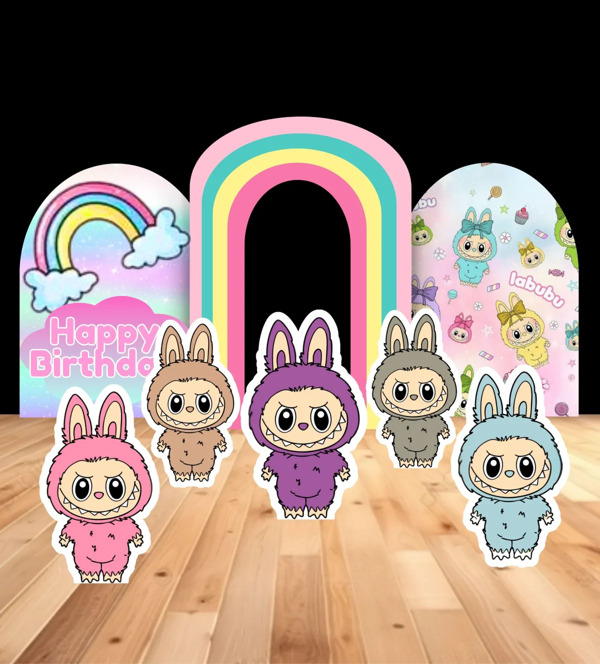 blue and white balloons on white surface