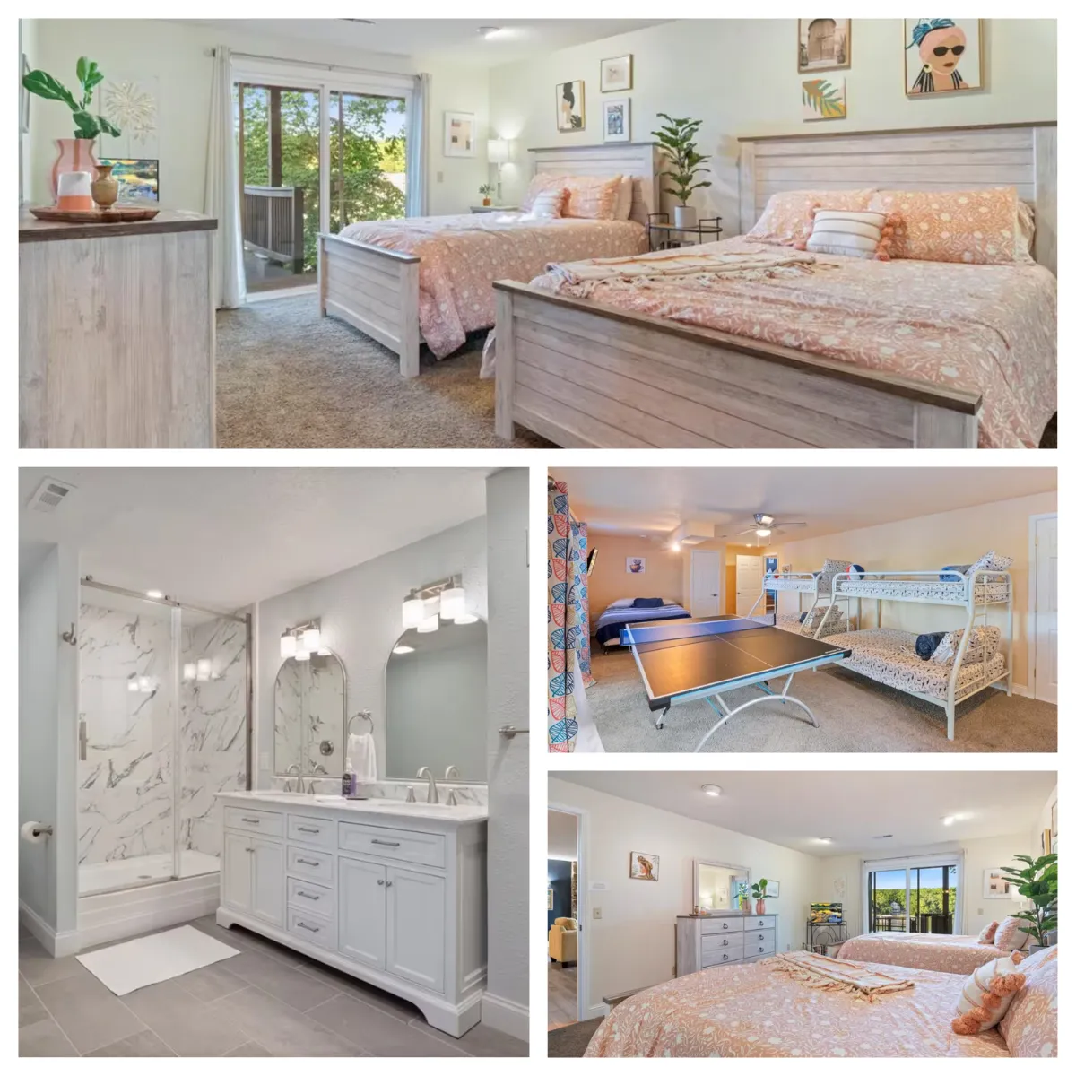 Anchor House: Cozy bedrooms, spacious living room, and ample parking