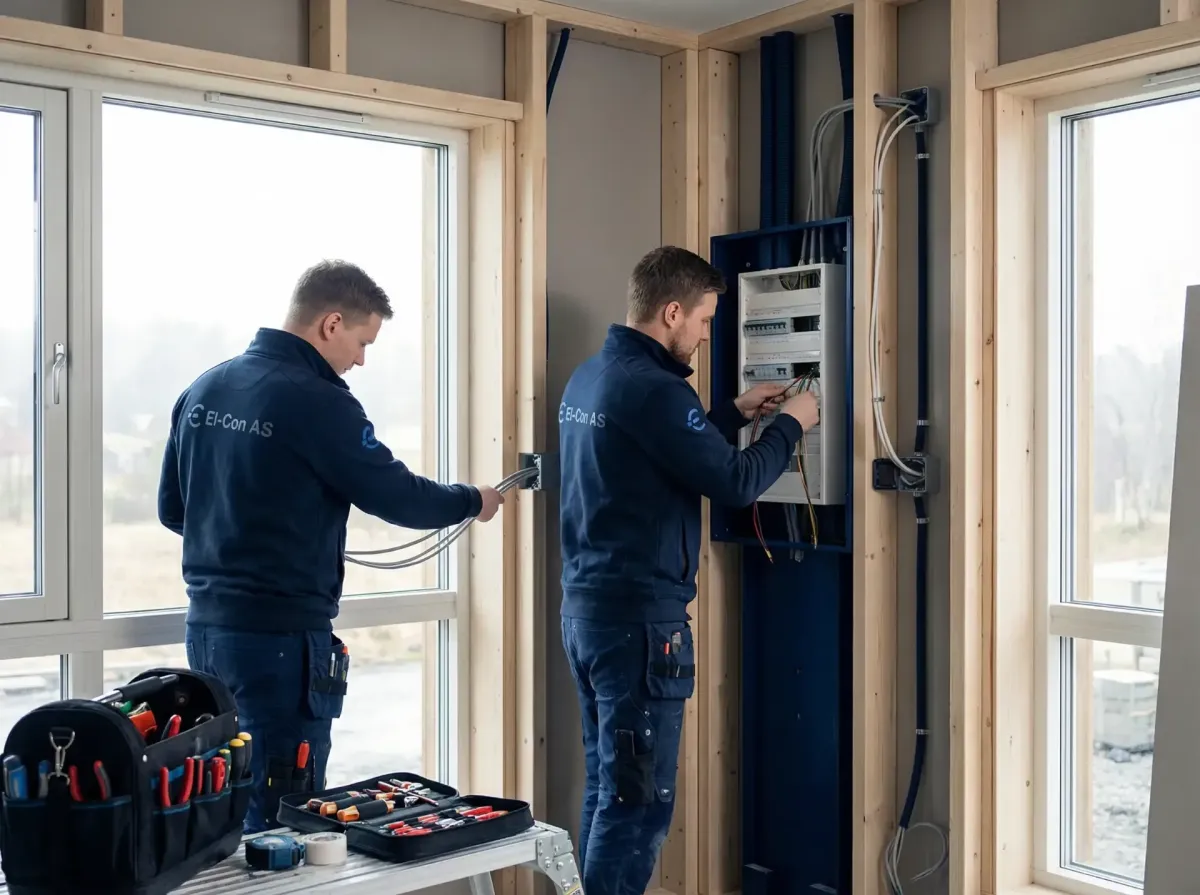 Installering av nytt elektrisk anlegg