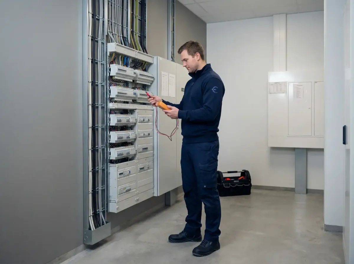 Service på elektrisk anlegg på Frogner