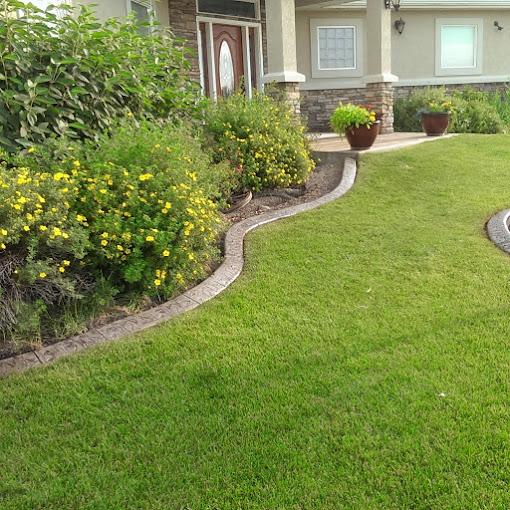 Custom curbing done by us