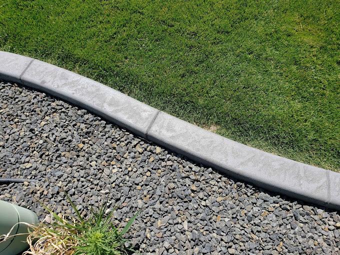 Custom curbing done by us