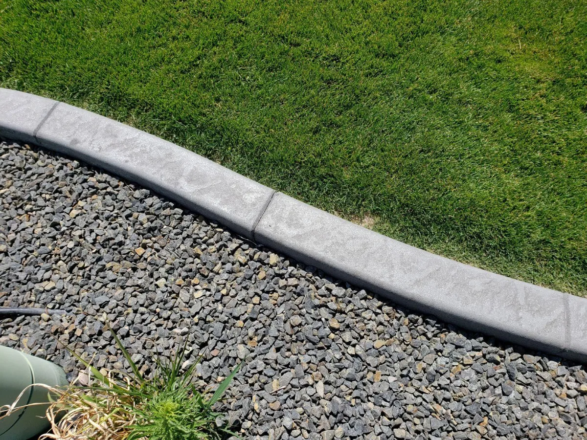 Custom curbing done by us