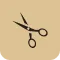 Ícone tesoura para corte de cabelo
