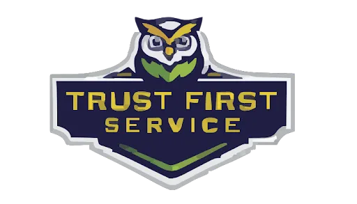 Trust First Services HVAC and plumbing company logo