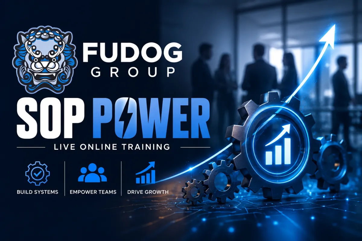 FuDog Group Announces SOP Power Live Online Training to Help Businesses Build Scalable, Process-Driven Operations
