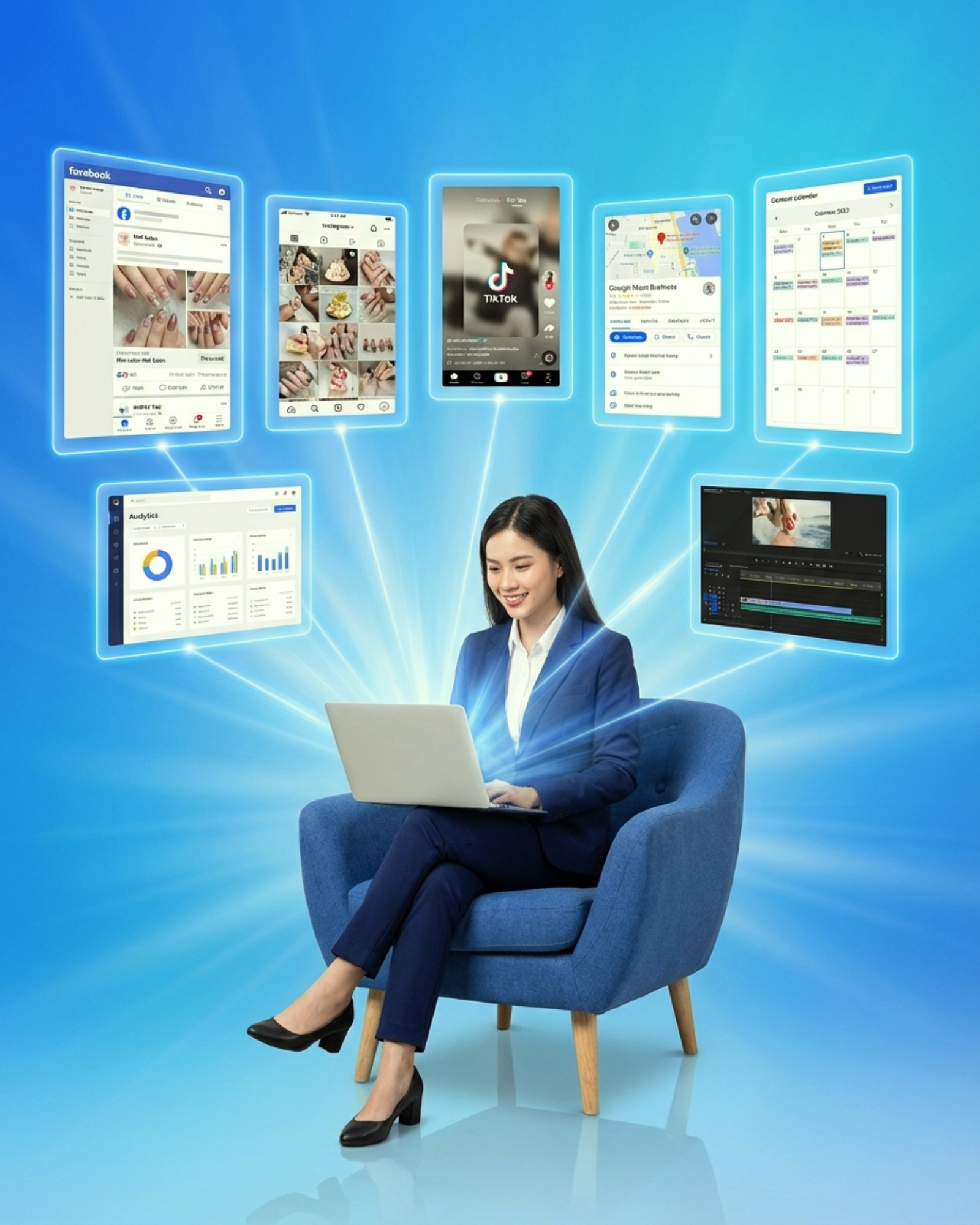 Quản Lý & Chăm Sóc Social Media