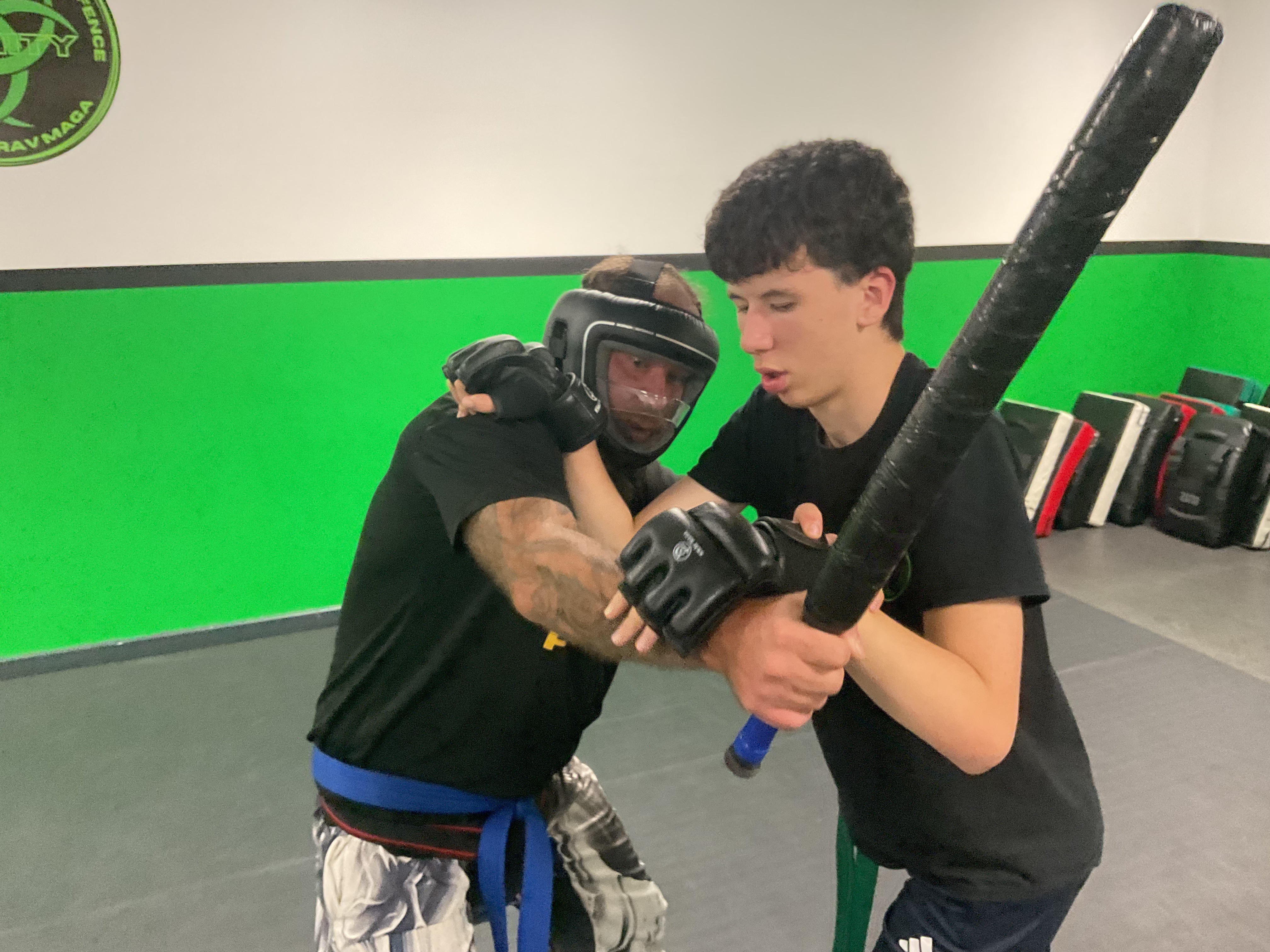 Adult student looking confident during training