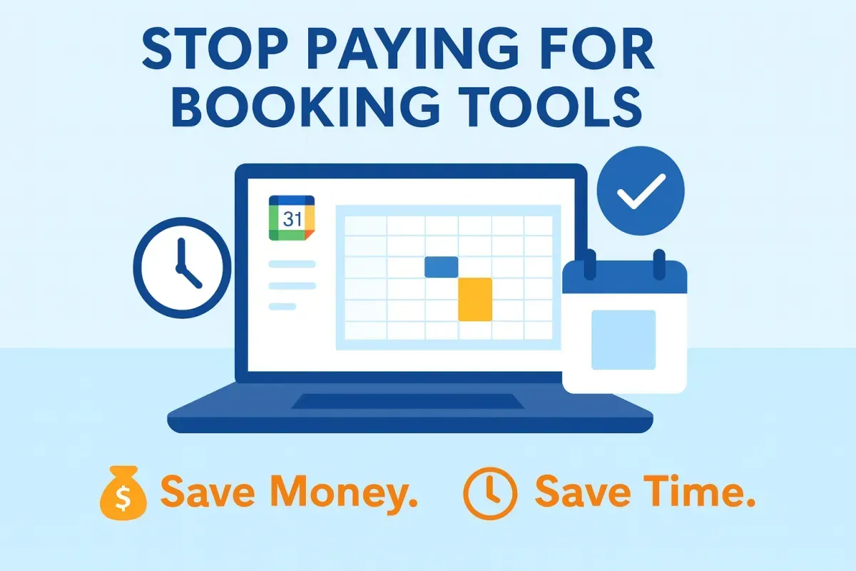 The Simplest Way to Book Clients Online Using Google Calendar | Go Local Productions