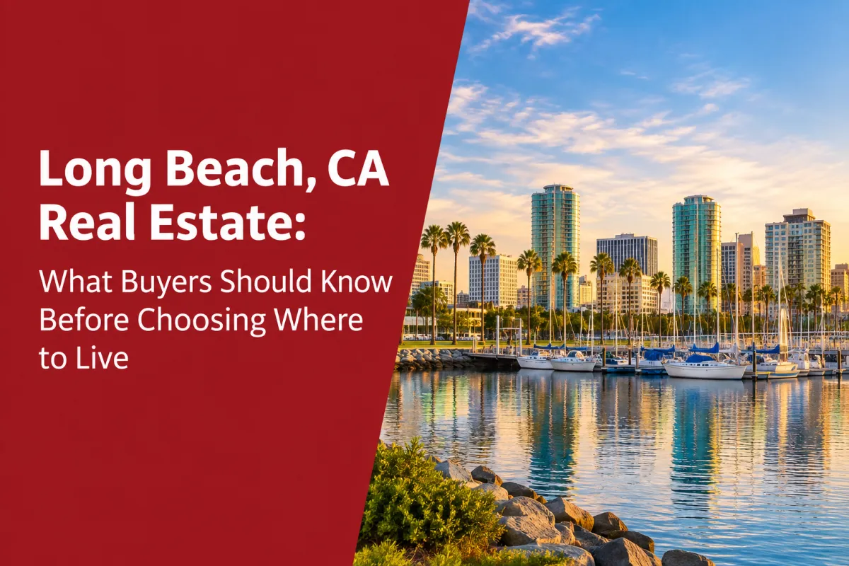 Long Beach CA real estate home in a welcoming Southern California neighborhood