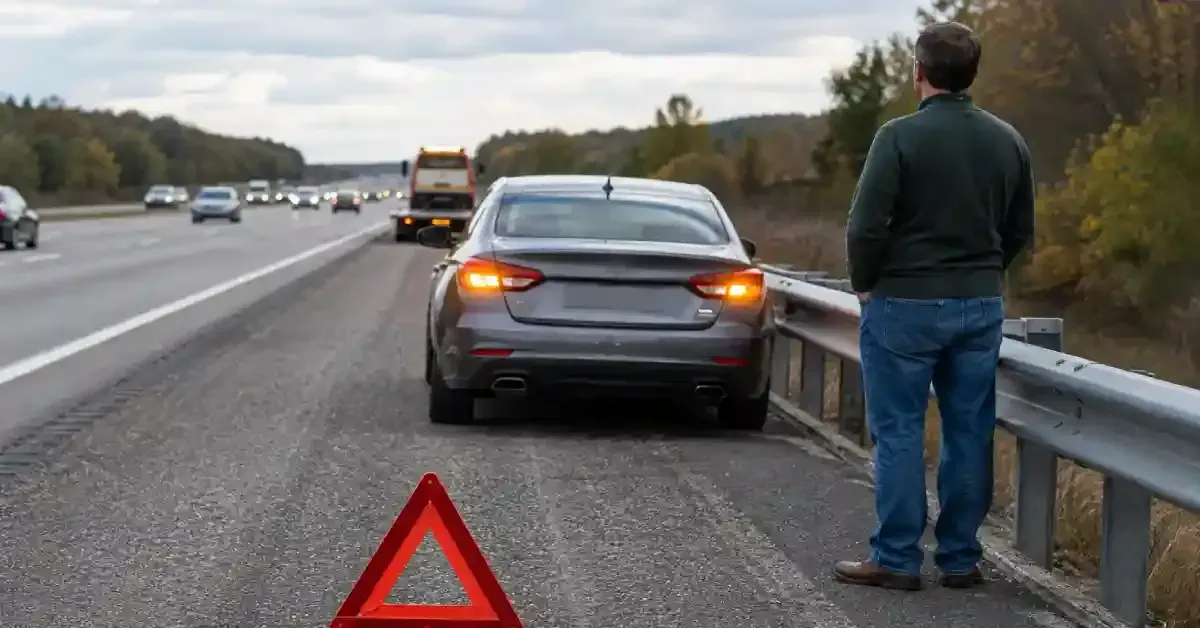 How to Safely Wait for a Tow Truck: