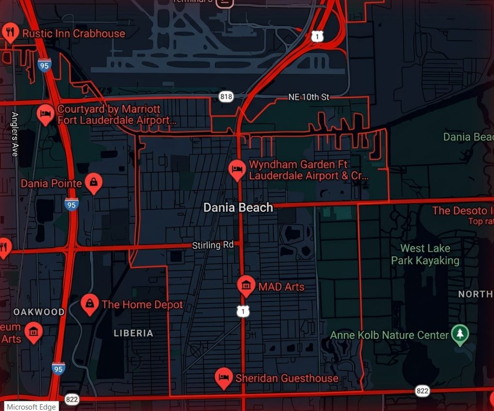 dania beach tow truck company coverage are