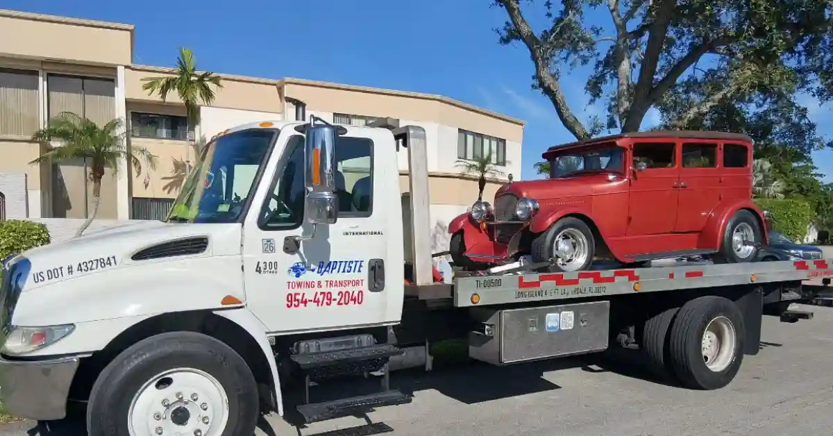what types of vehicles can be flatbed towed