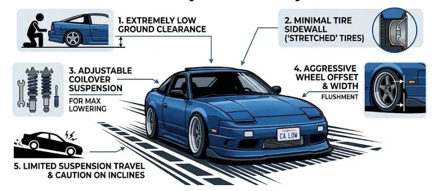 understanding how a low-profile vehicle looks like