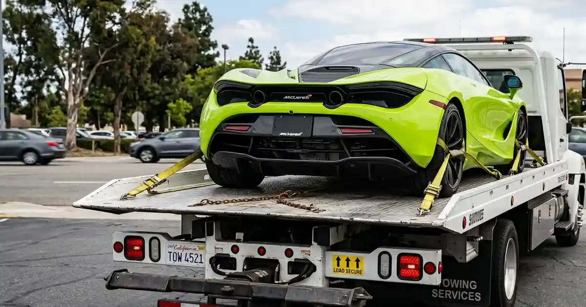 know requirements for towing low profile vehicles