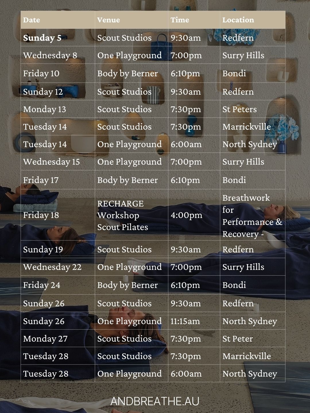 Breathwork in Sydney