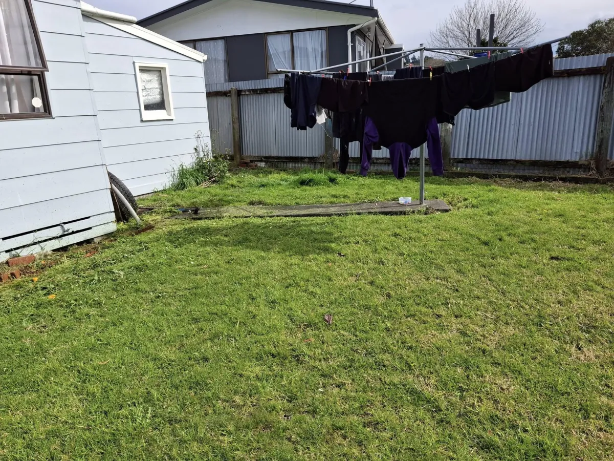reshly mowed lawn with neat edges in Gisborne
