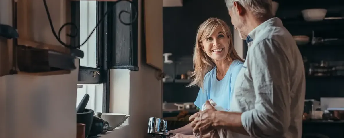 Homeowner Couple enjoying their ow Home