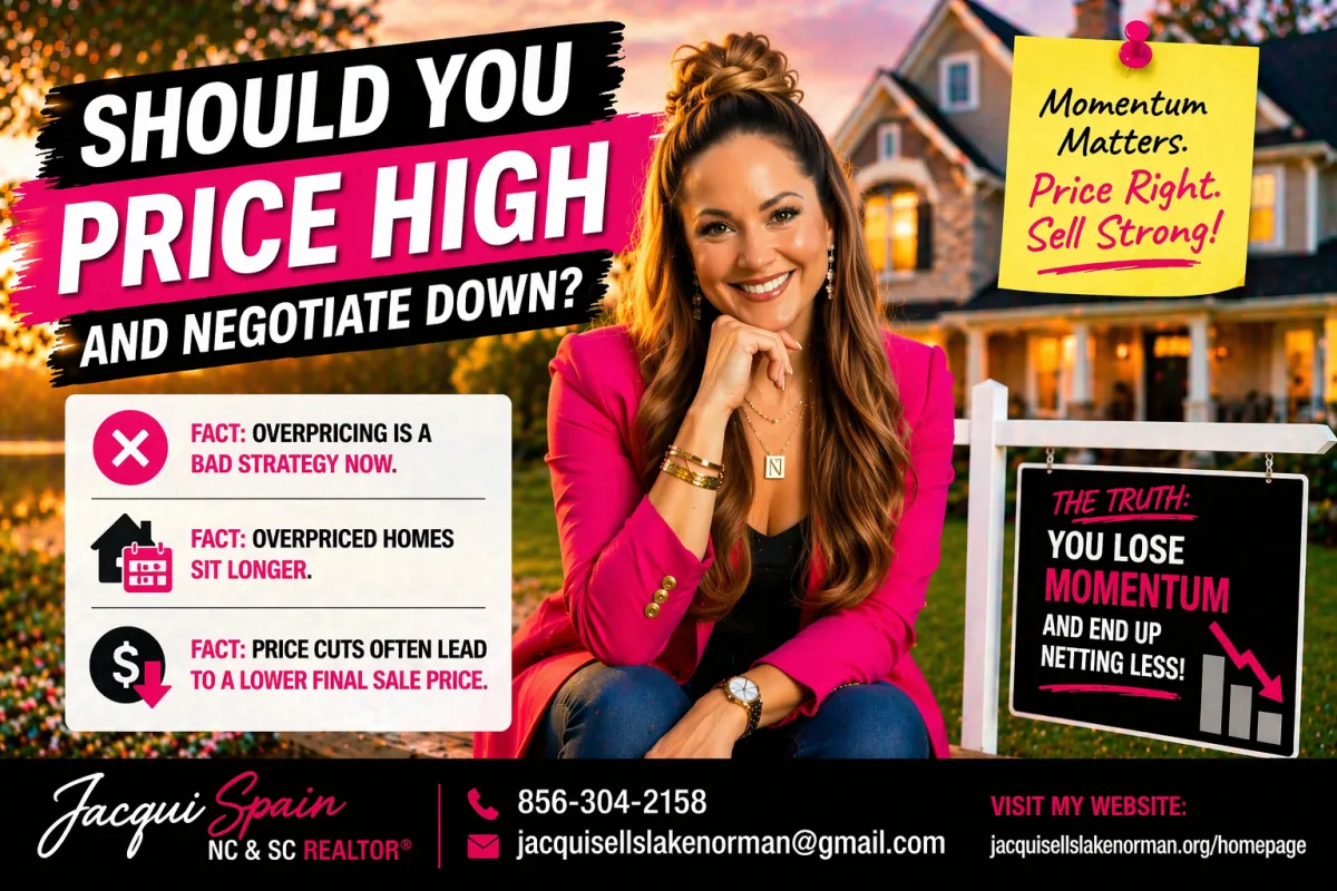 Should You Price Your Home High and Negotiate Down in NC and SC?