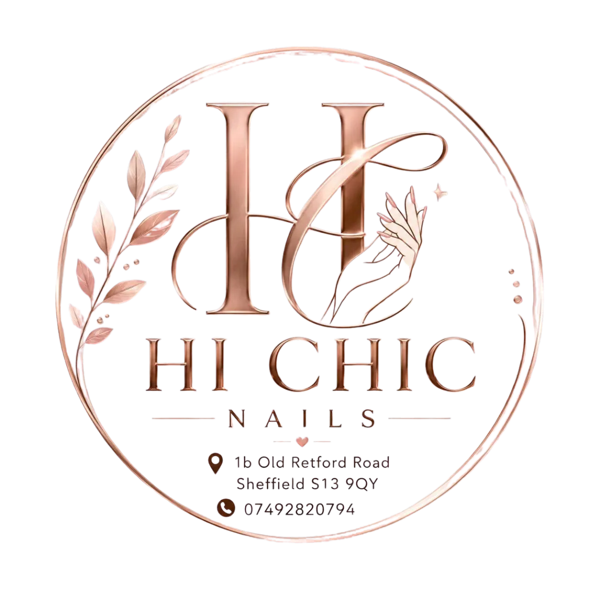 logo Hi Chic Nails