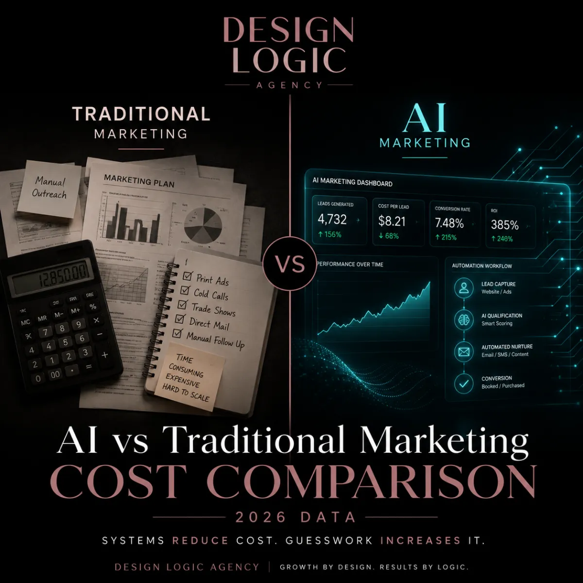 AI vs Traditional Marketing Cost Comparison (2026 Data)