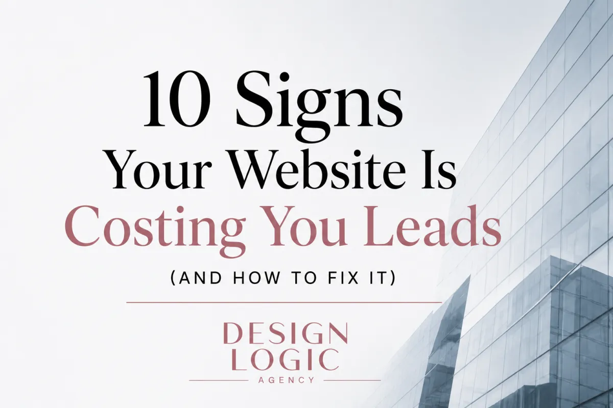 10 Signs Your Website Is Costing You Leads (And How to Fix It)