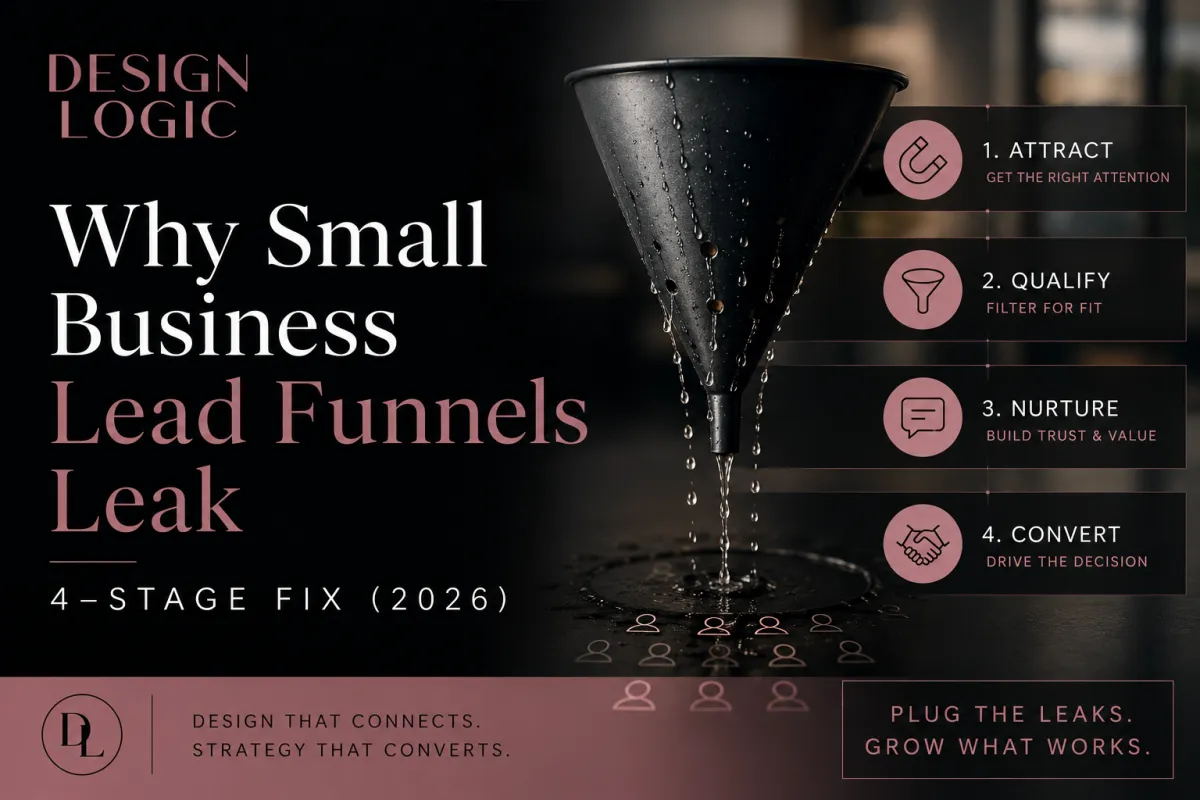Why Small Business Lead Funnels Leak | 4-Stage Fix (2026)