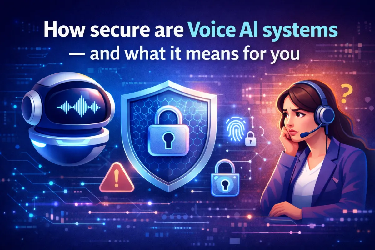 Understanding the risks and their mitigation in ensuring a secure voice ai system