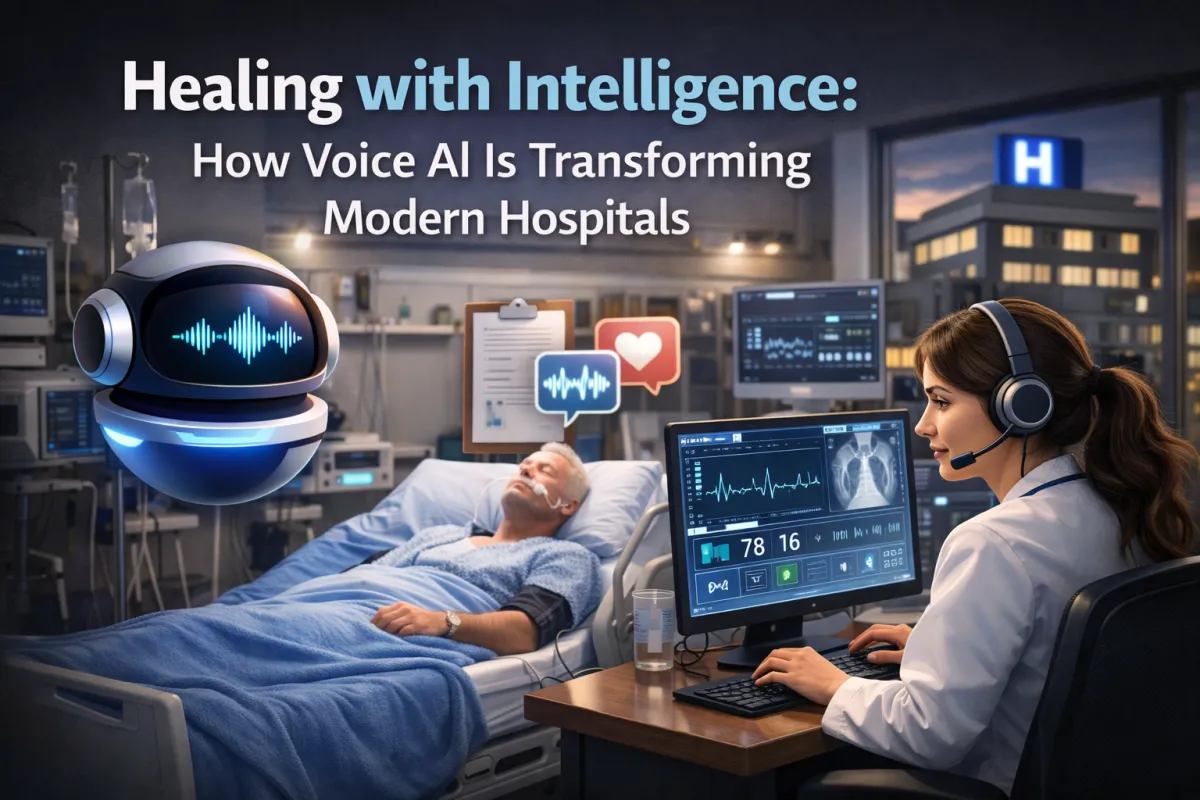 Understanding how Voice AI can transform the future of Hospitals/ Healthcare